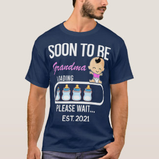 Bald zu Oma EST 2021 2020 Geschenkidee T-Shirt Fun