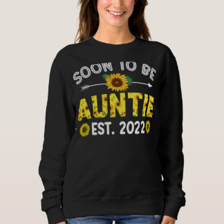 Bald zu Tante Schwangerschaft Ankündigung Tante Sweatshirt