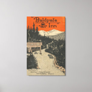 Baldpate-Gasthaus-förderndes Plakat # 1 Leinwanddruck