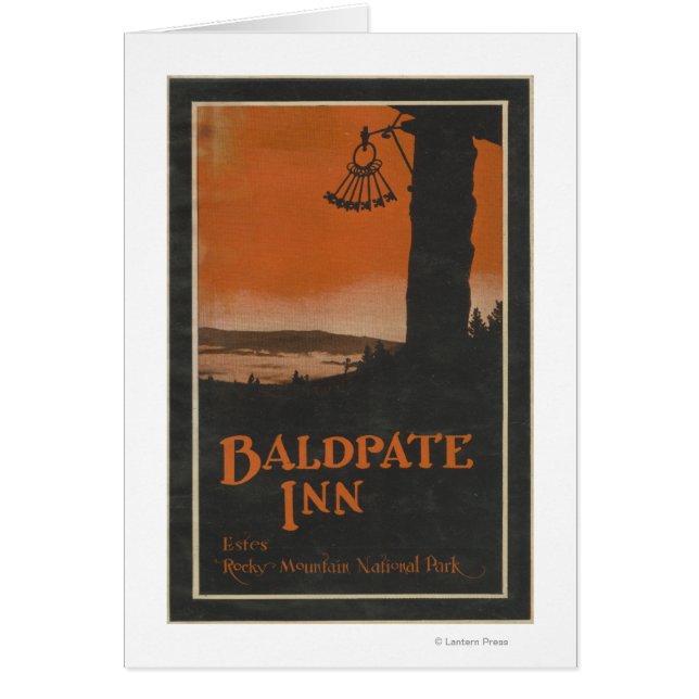 Baldpate Inn Werbeplakat # 2 (Vorne)