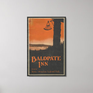 Baldpate Inn Werbeplakat # 2 Leinwanddruck