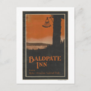 Baldpate Inn Werbeplakat # 2 Postkarte