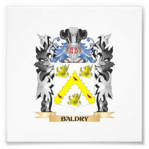Baldry Wappen - Familienwappen Fotodruck