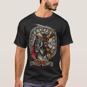 Baldur Norse Mythology Valhalla Viking Nordic God T-Shirt