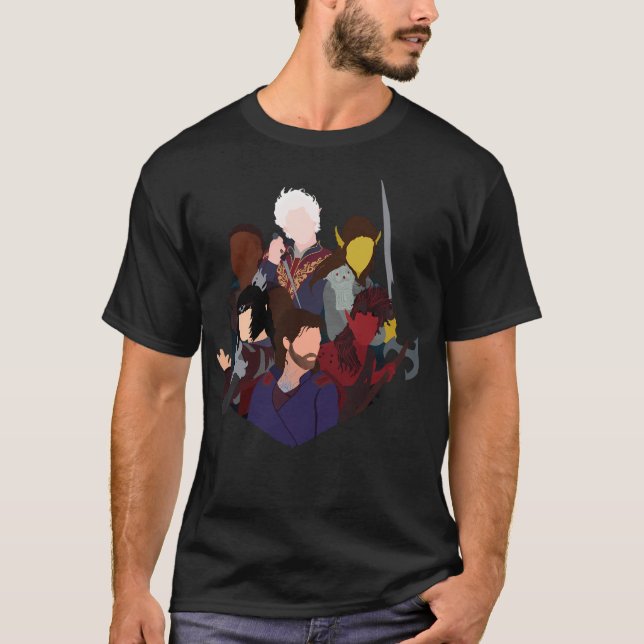 Baldur S Gate 3 - D T-Shirt (Vorderseite)