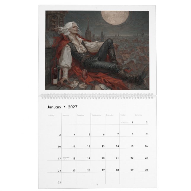 Baldur’s Gate Fanart Begleiter 2026 Kalender (Jan 2027)