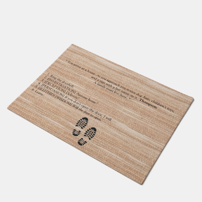 Baldur's Gate 3 Inspiriert Doormat Fußmatte (Schrägansicht)