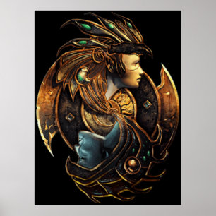 Baldurs Gate Throne Bhaal Mythology Poster