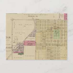 Baldwin City, Douglas Landkreis, Kansas Postkarte