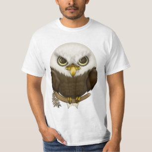 Baldwin der niedliche kahle Adler T-Shirt