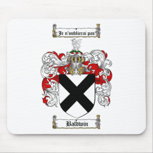 BALDWIN FAMILIENWAPPEN - BALDWIN WAPPEN MOUSEPAD
