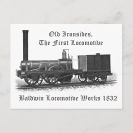 Baldwin Lokomotive Werk , Alte Eisenbahne 1832 Postkarte