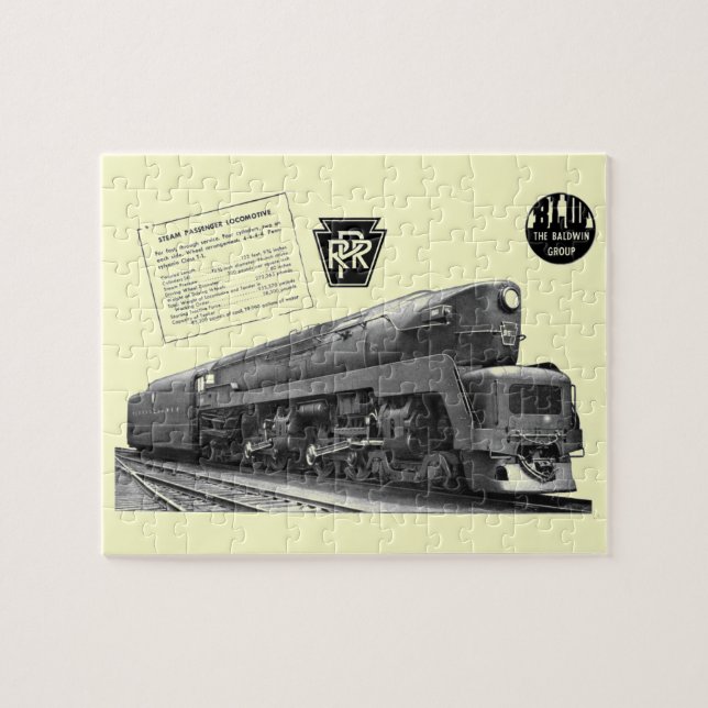 Baldwin-Pennsylvania Eisenbahn-T-1 Puzzle (Horizontal)