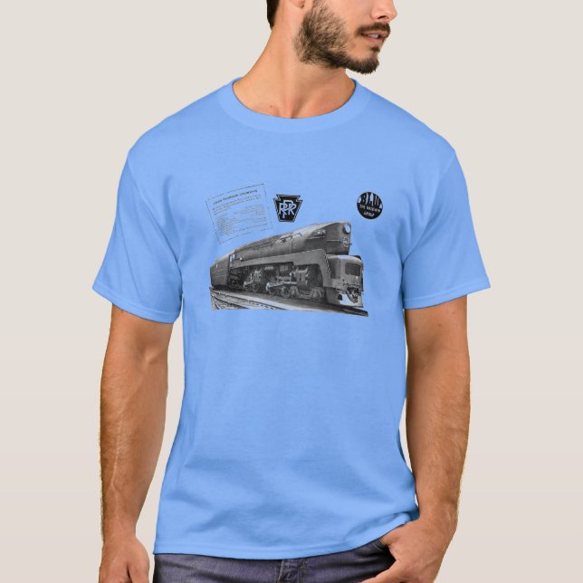 Baldwin-Pennsylvania Eisenbahn-T-1 T-Shirt (Vorderseite)