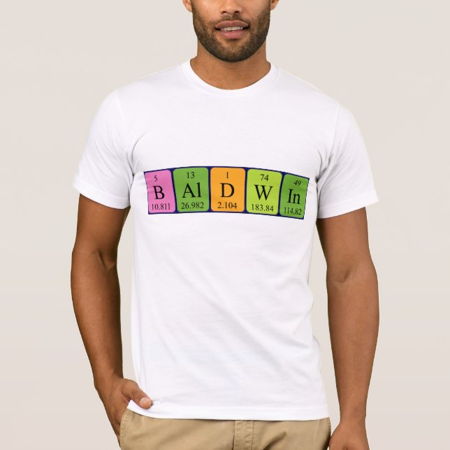 Baldwin Periodenname Shirt (Vorderseite)