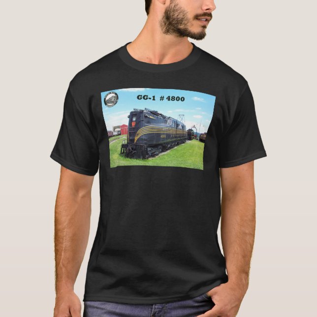 Baldwin - PRR Lokomotive GG-1 #4800 T-Shirt (Vorderseite)