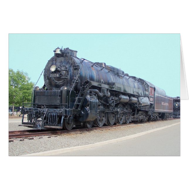 Baldwin- Reading Railroad Locomotive 2124 (Vorderseite (Horizontal))