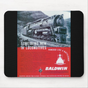 Baldwin sich fortbewegende Turbine-Lokomotive Mousepad