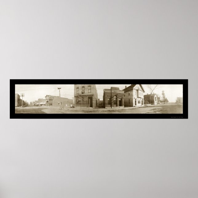 Baldwin Wisconsin Foto 1912 Poster (Vorne)