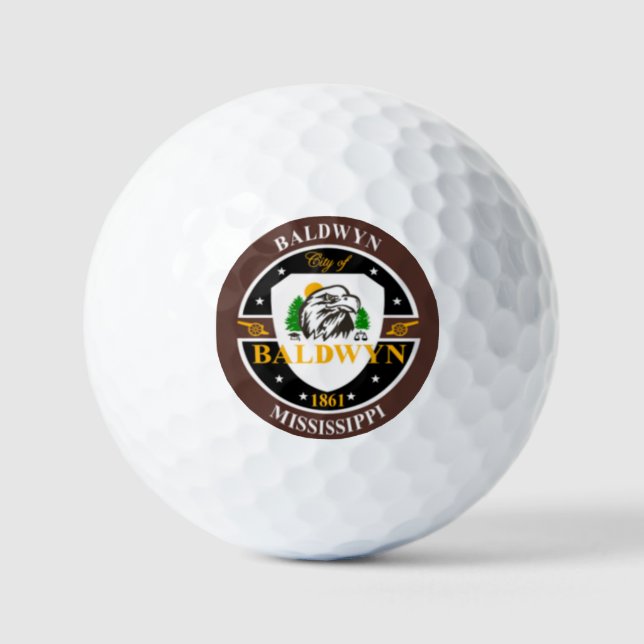 BALDWYN MISSISSIPPI GOLFBALL (Vorderseite)
