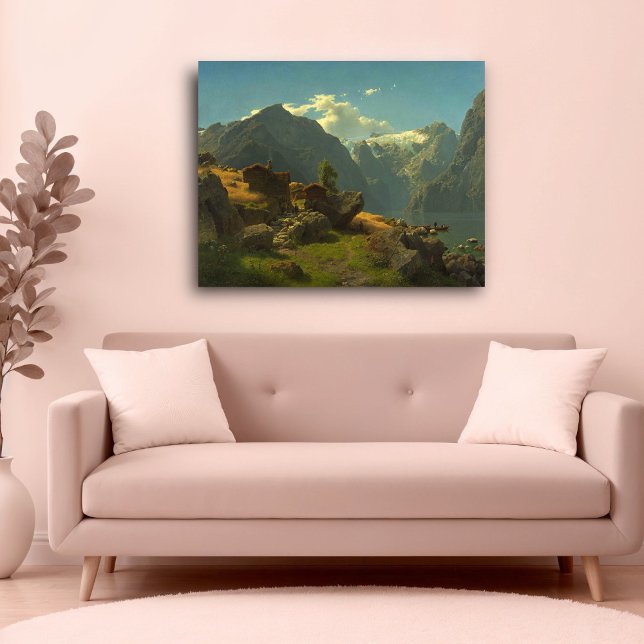 Bale Beach, Hans Fredrik Gude Poster (Von Creator hochgeladen)