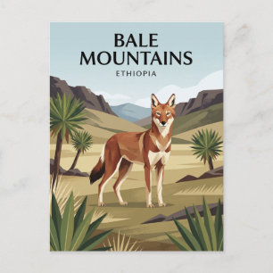 Bale-Mountains-Nationalpark Äthiopien Postkarte