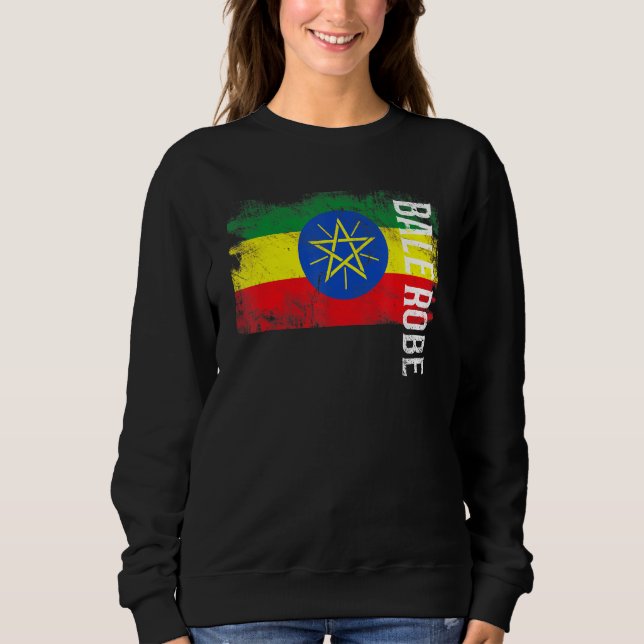 Bale Robe Äthiopien Flag für Äthiopier Männer Frau Sweatshirt (Vorderseite)