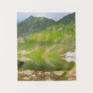 Balea-Lake-Berghang – Rumänien Alpines Druckbild Wandteppich