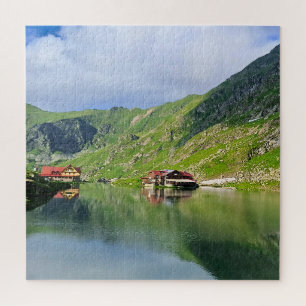 Balea-See-Reflexion – Karpatisches Alpen-Print Puzzle