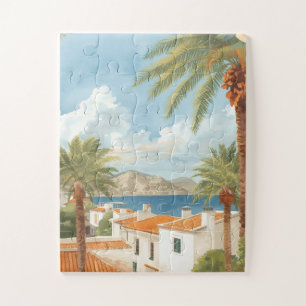 Balearen Inseln Vintage Französische Reise Puzzle
