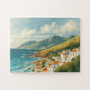 Balearen Inseln Vintage Französische Riviera Reise Puzzle