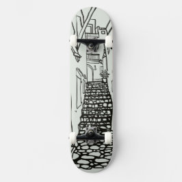 Balearen Line Art Skate Deck Skateboard