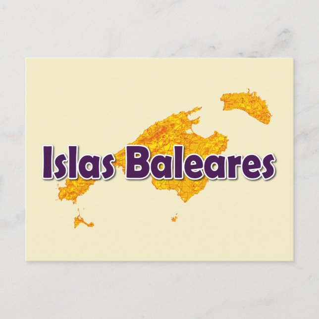 Balearen Postkarte (Vorderseite)