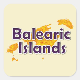 Balearen Quadratischer Aufkleber