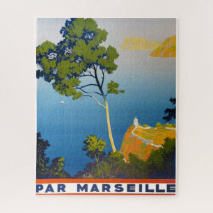 Balearen Vintag Französisch Reisen Puzzle