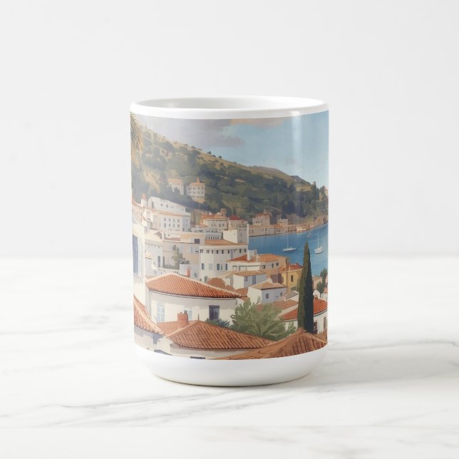 Balearic Islands Vintage French Travel Kaffeetasse (Mittel)