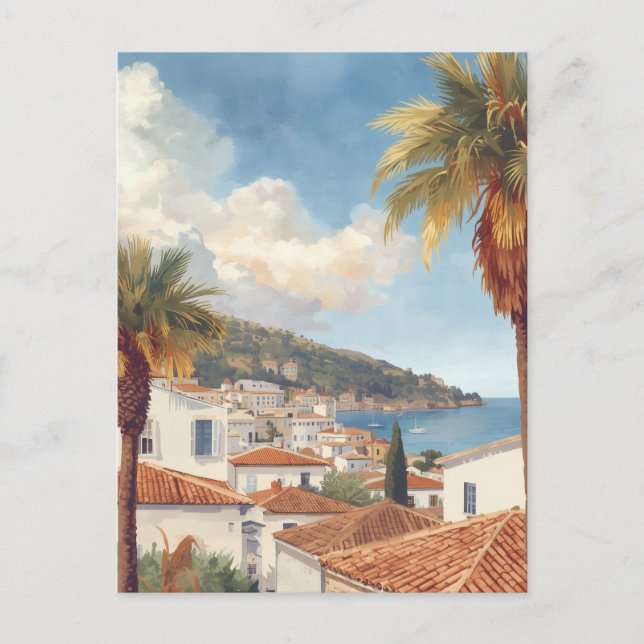 Balearic Islands Vintage French Travel Postkarte (Vorderseite)
