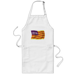 Balearische Inseln Flagge Schürze