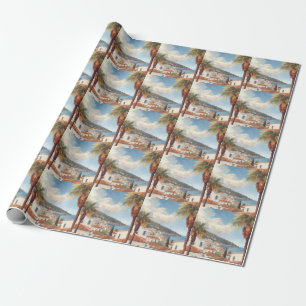 Balearische Inseln Vintage Französisch Reise Geschenkpapier