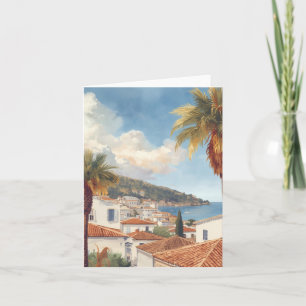 Balearische Inseln Vintage Französisch Reise Karte