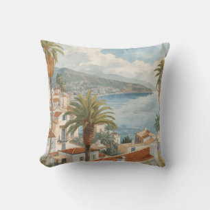 Balearische Inseln Vintage Französisch Reise Kissen