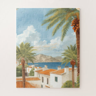 Balearische Inseln Vintage Französisch Reise Puzzle