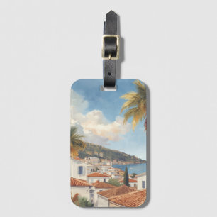 Balearische Inseln Vintage Französische Reise Gepäckanhänger