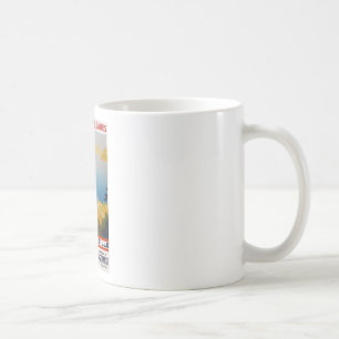 Balearische Inseln Vintage Französische Reise Kaffeetasse