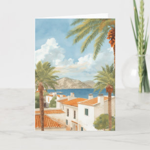 Balearische Inseln Vintage Französische Reise Karte