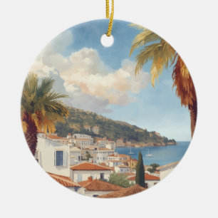 Balearische Inseln Vintage Französische Reise Keramik Ornament