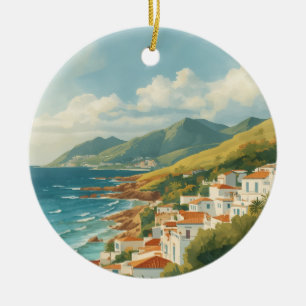 Balearische Inseln Vintage Französische Riviera Re Keramik Ornament