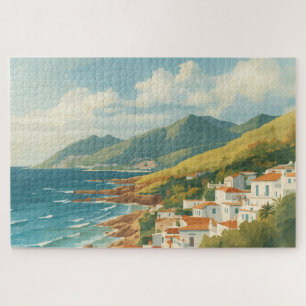 Balearische Inseln Vintage Französische Riviera Re Puzzle