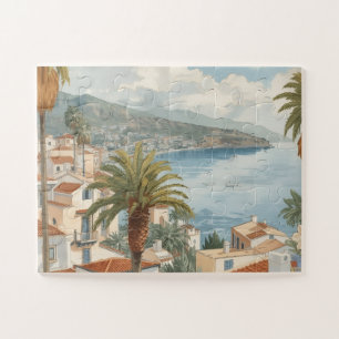 Balearische Inseln Vintage Französisches Reiseplak Puzzle