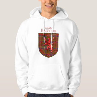 Balfour Tartan Scottish Kariert Lion Rampant Hoodie